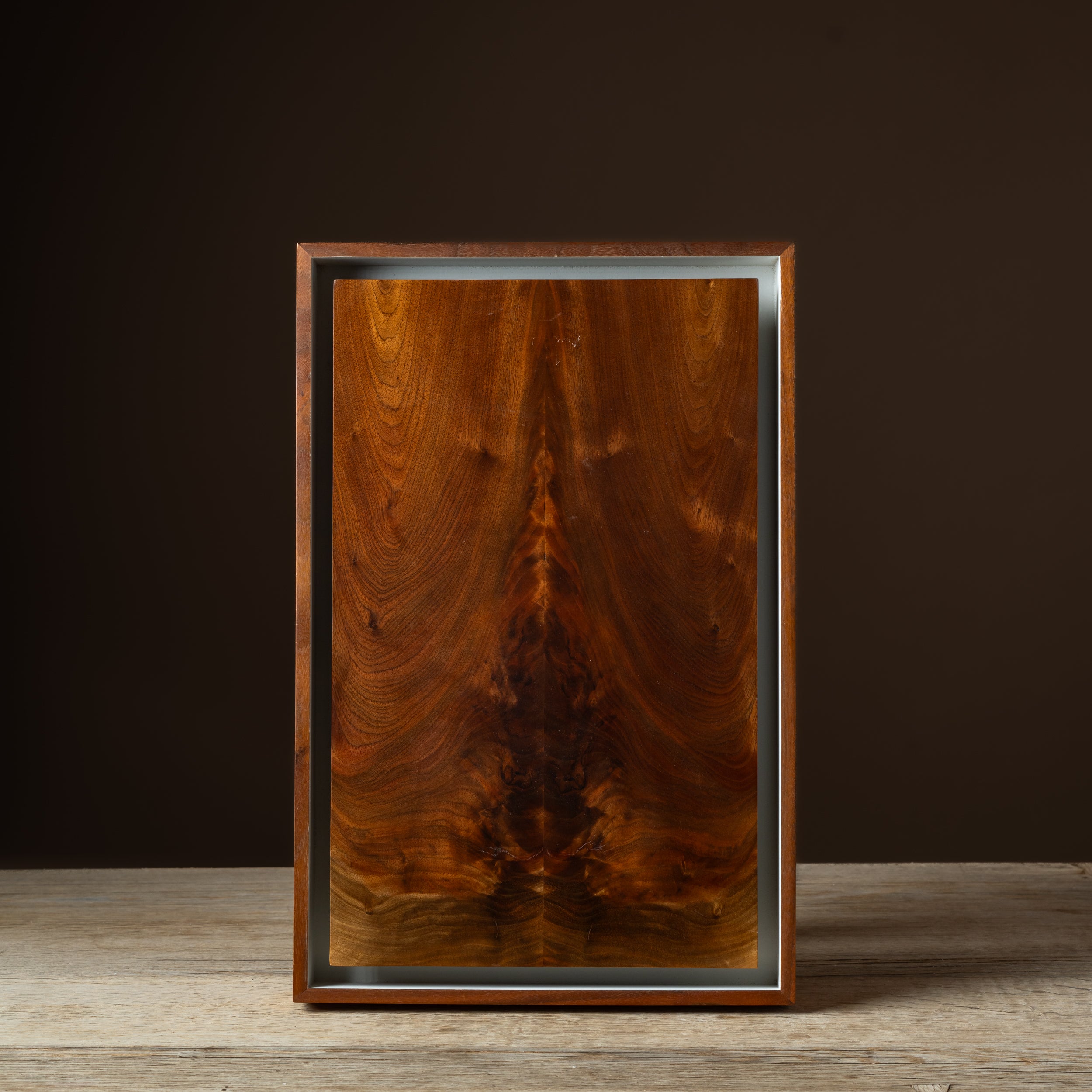 Michael Moran Mounted Book-Matched Walnut Board