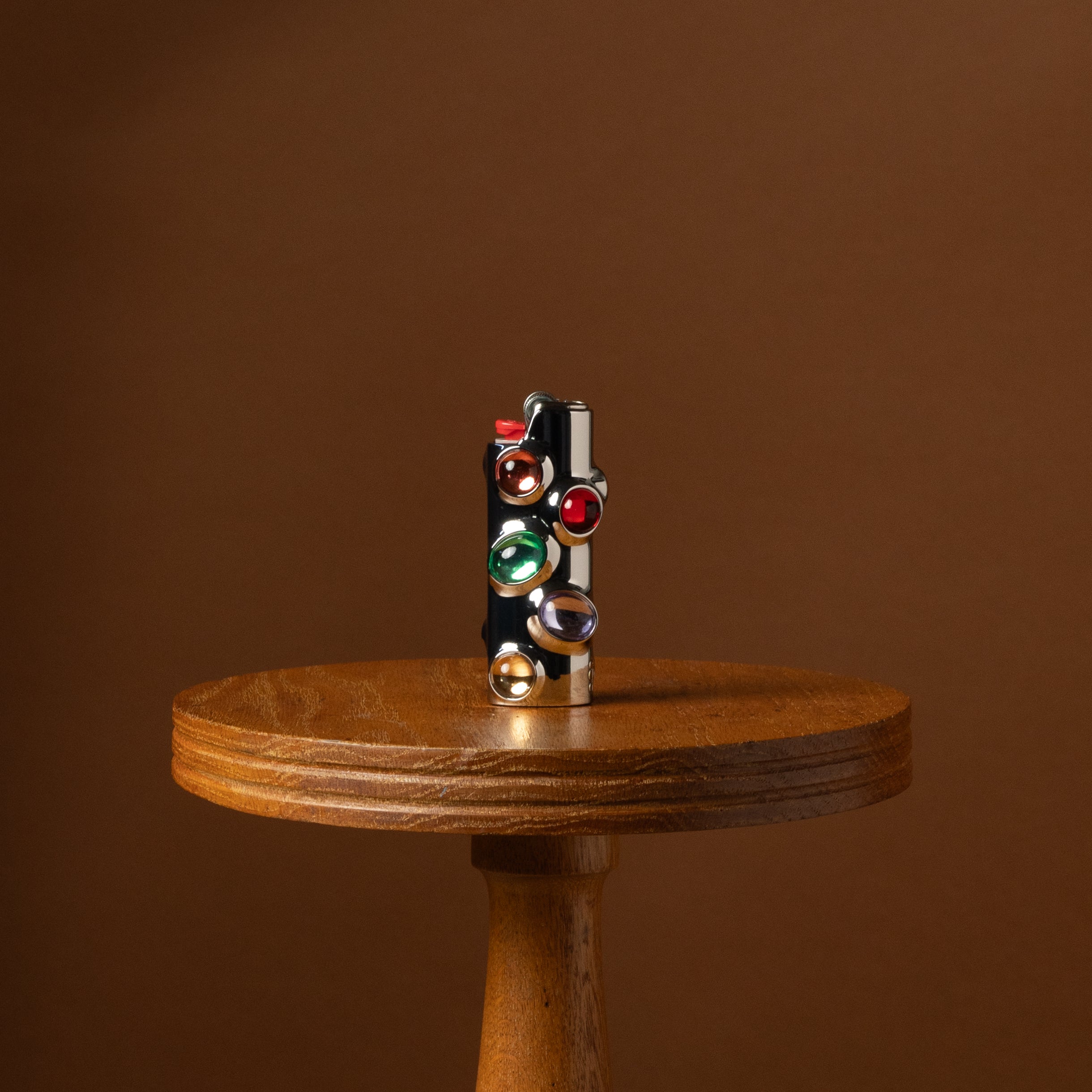 Multi Stone Gemstoned Lighter Case