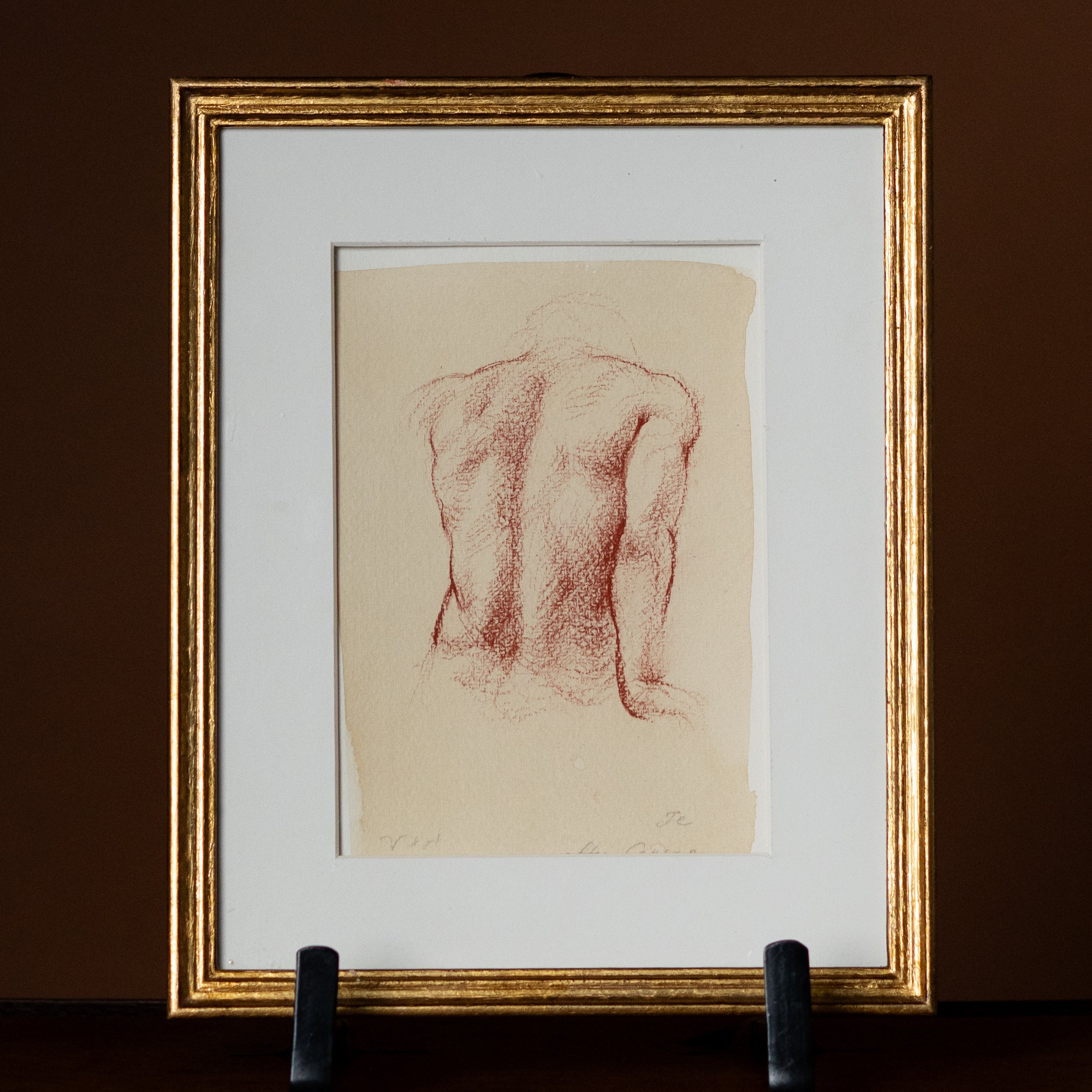 Greek Demigod Sitting on Mythical Beast at Victoria & Albert Museum by Jill Hooper