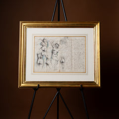 Five Nudes, Three Heads by Jill Hooper