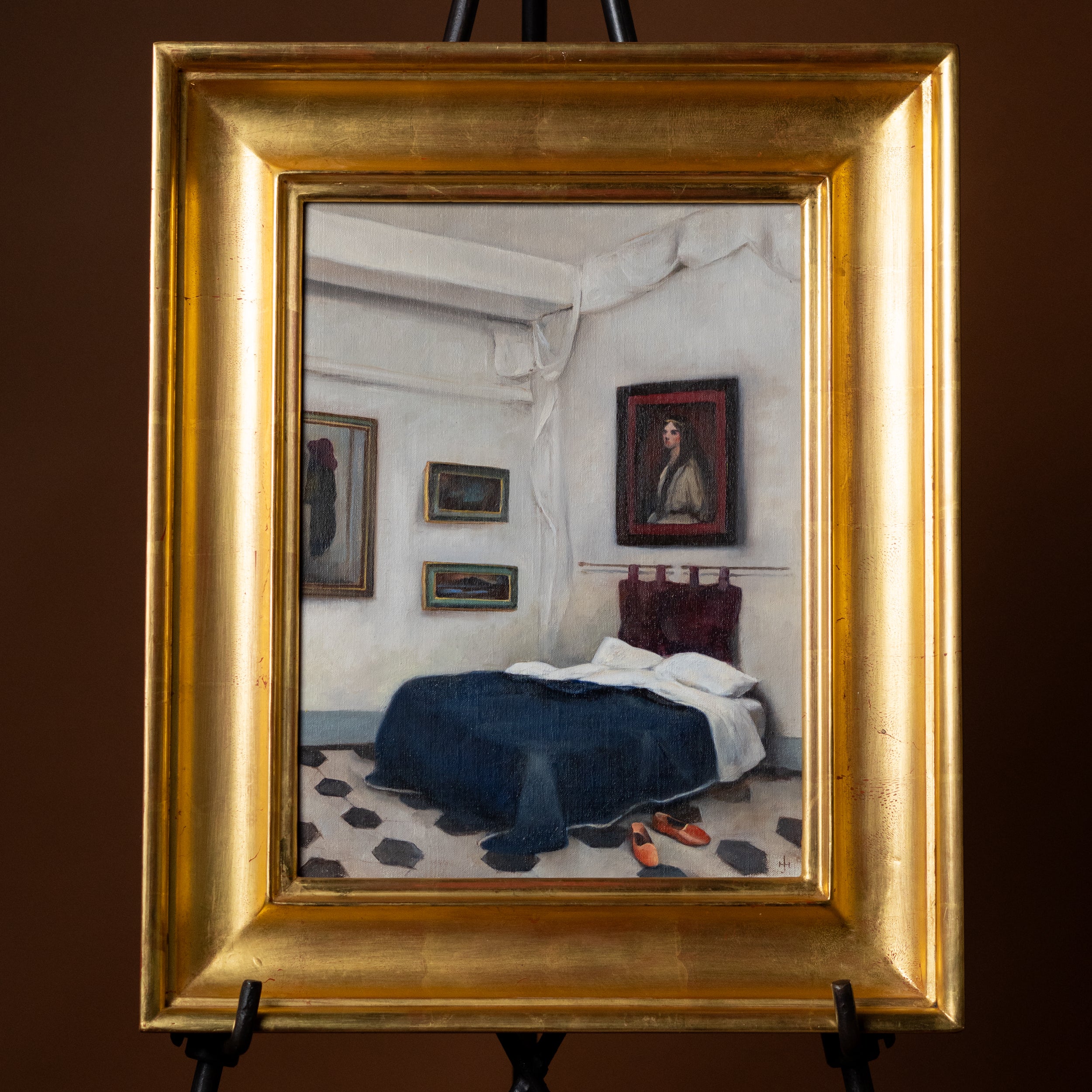 My Bedroom at Villa Palmerino by Jill Hooper