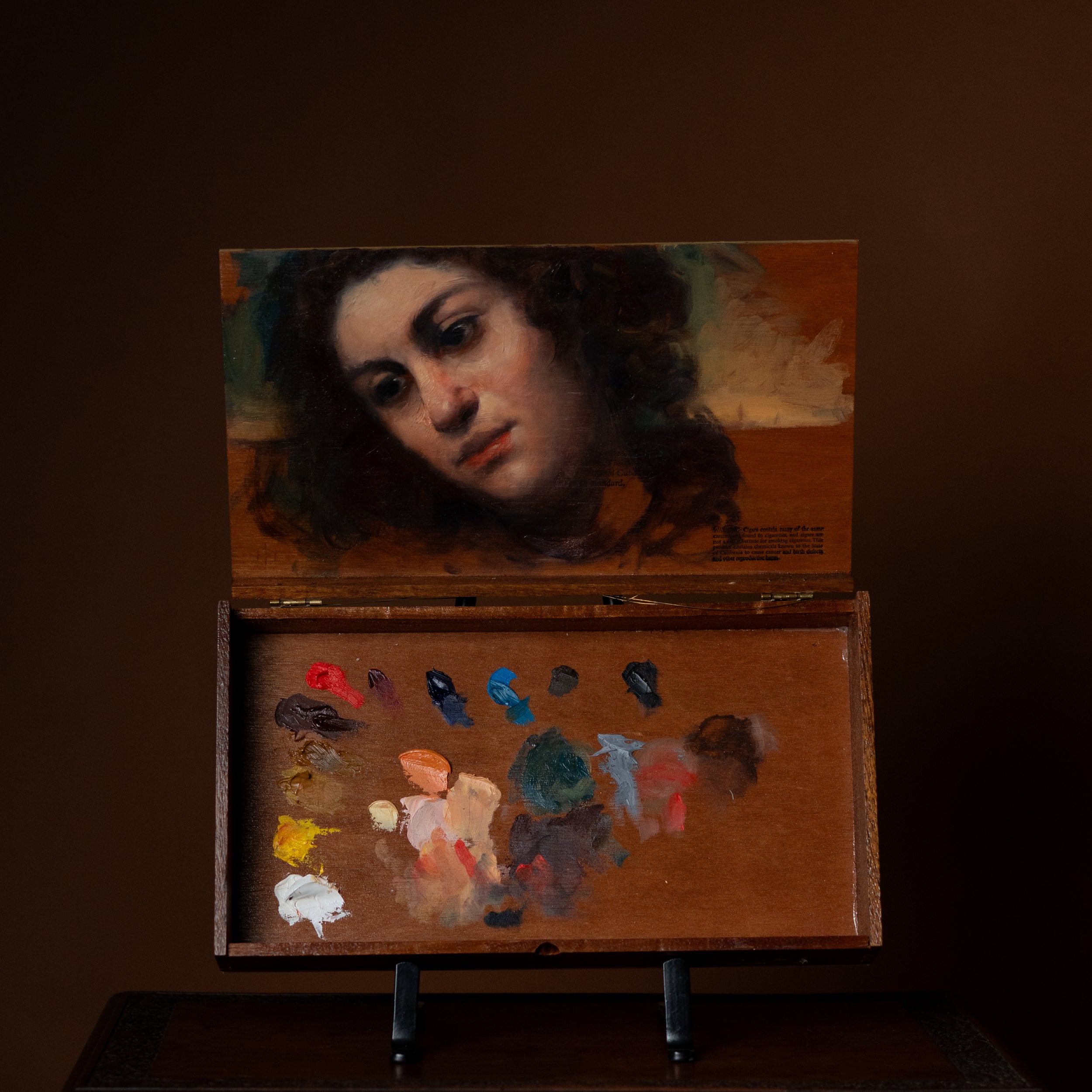 Face in the Pochade by Jill Hooper