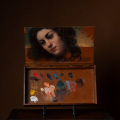 Face in the Pochade by Jill Hooper