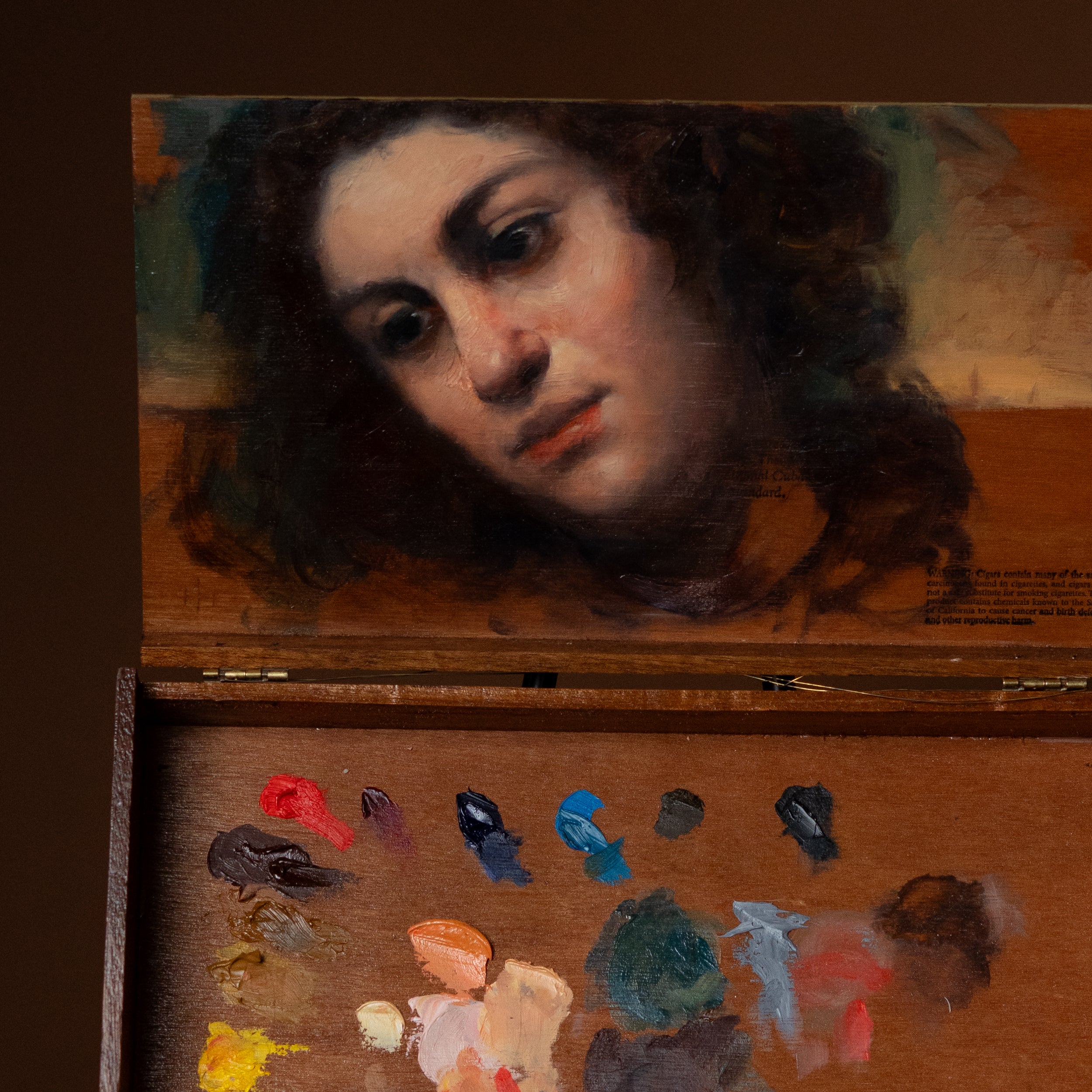 Face in the Pochade by Jill Hooper