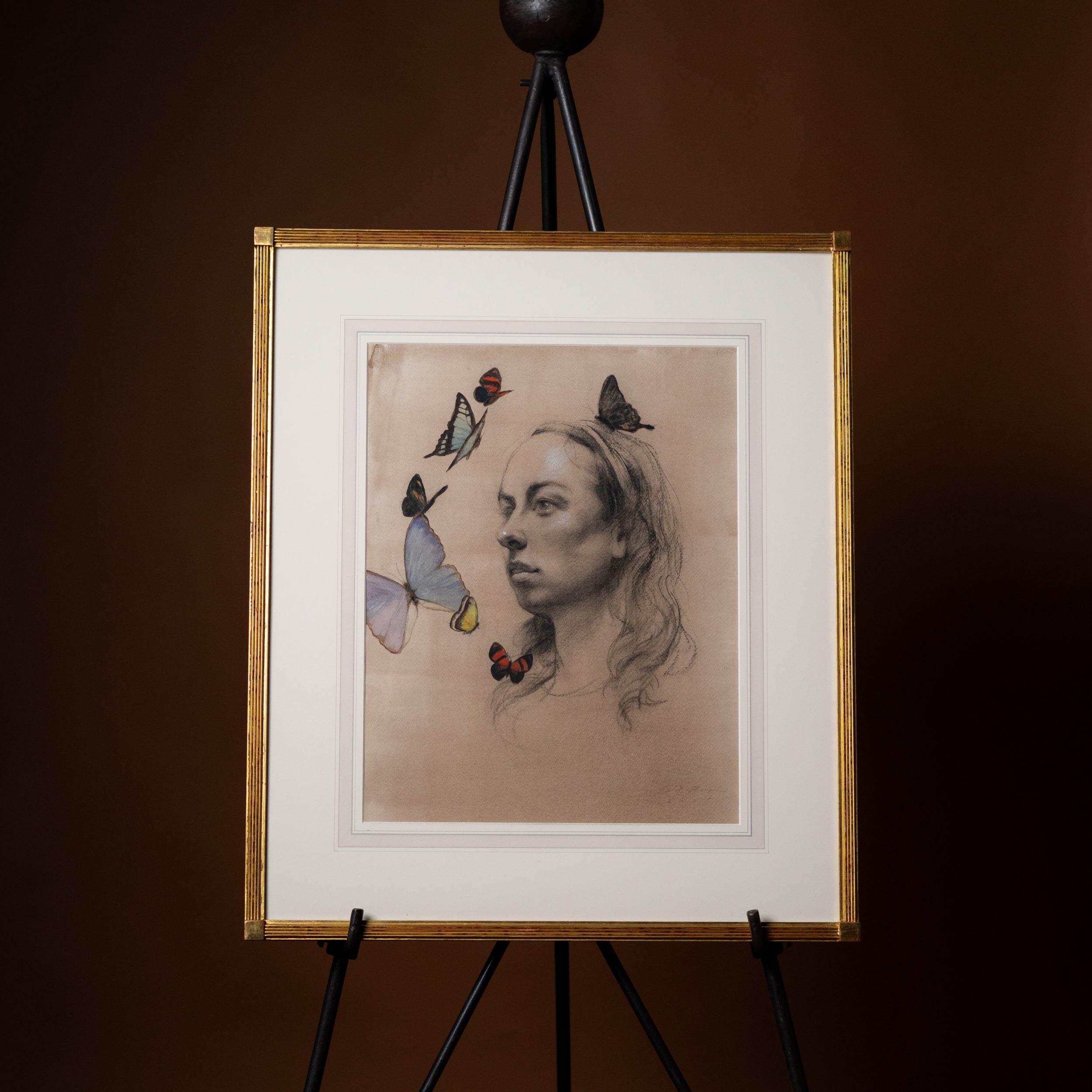 Hannah with Seven Butterflies by Jill Hooper