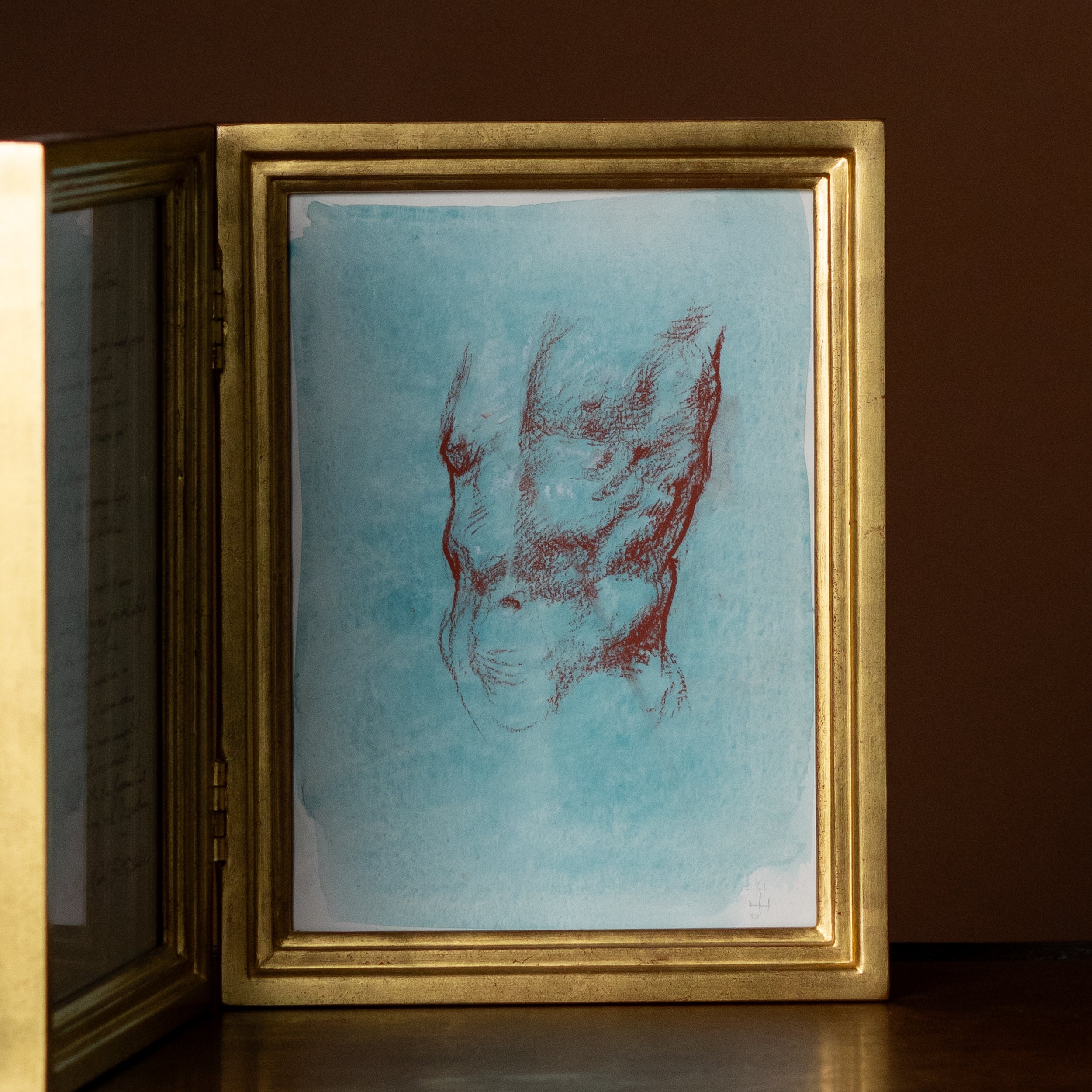Study of a Male Torso by Jill Hooper