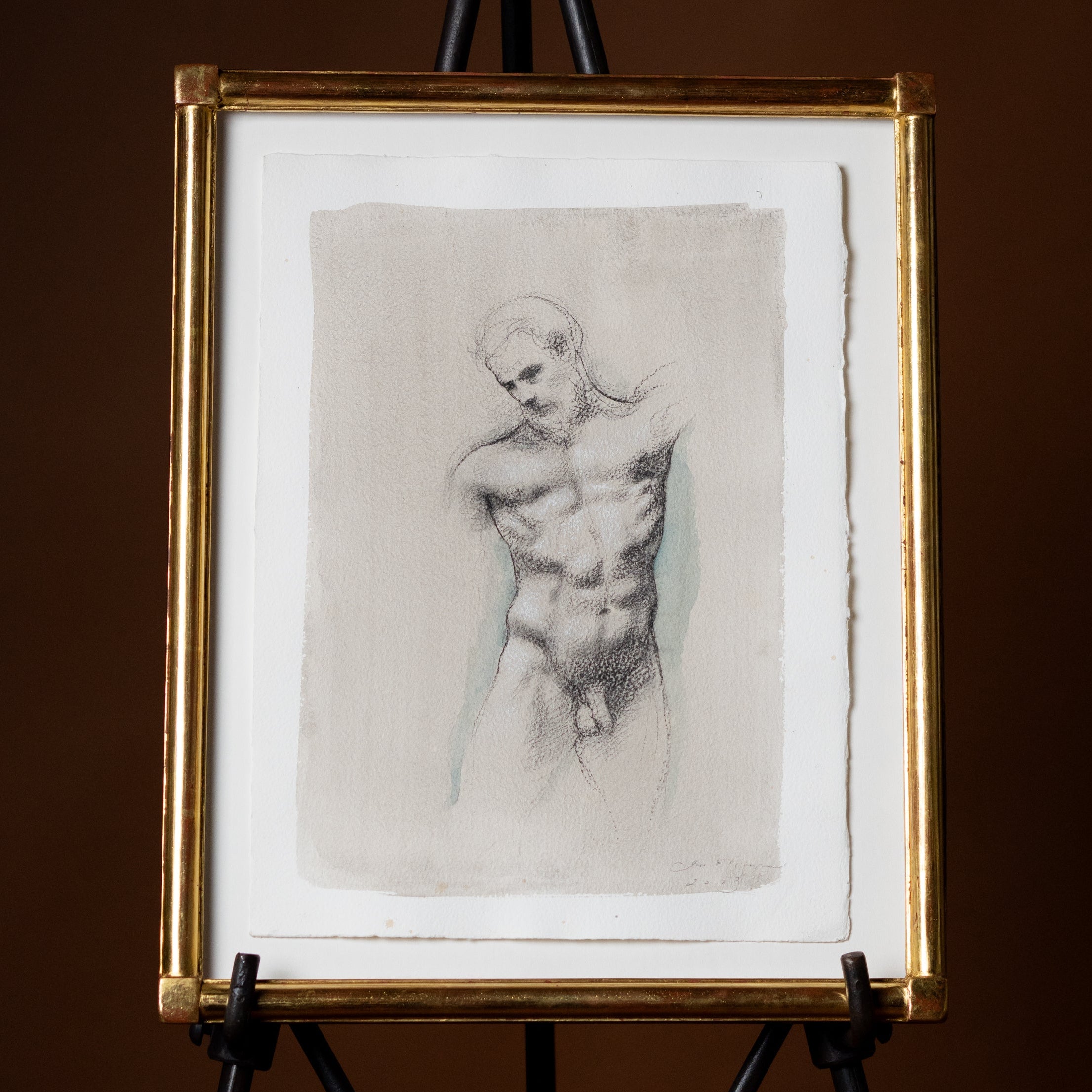 Academic Male Nude III by Jill Hooper
