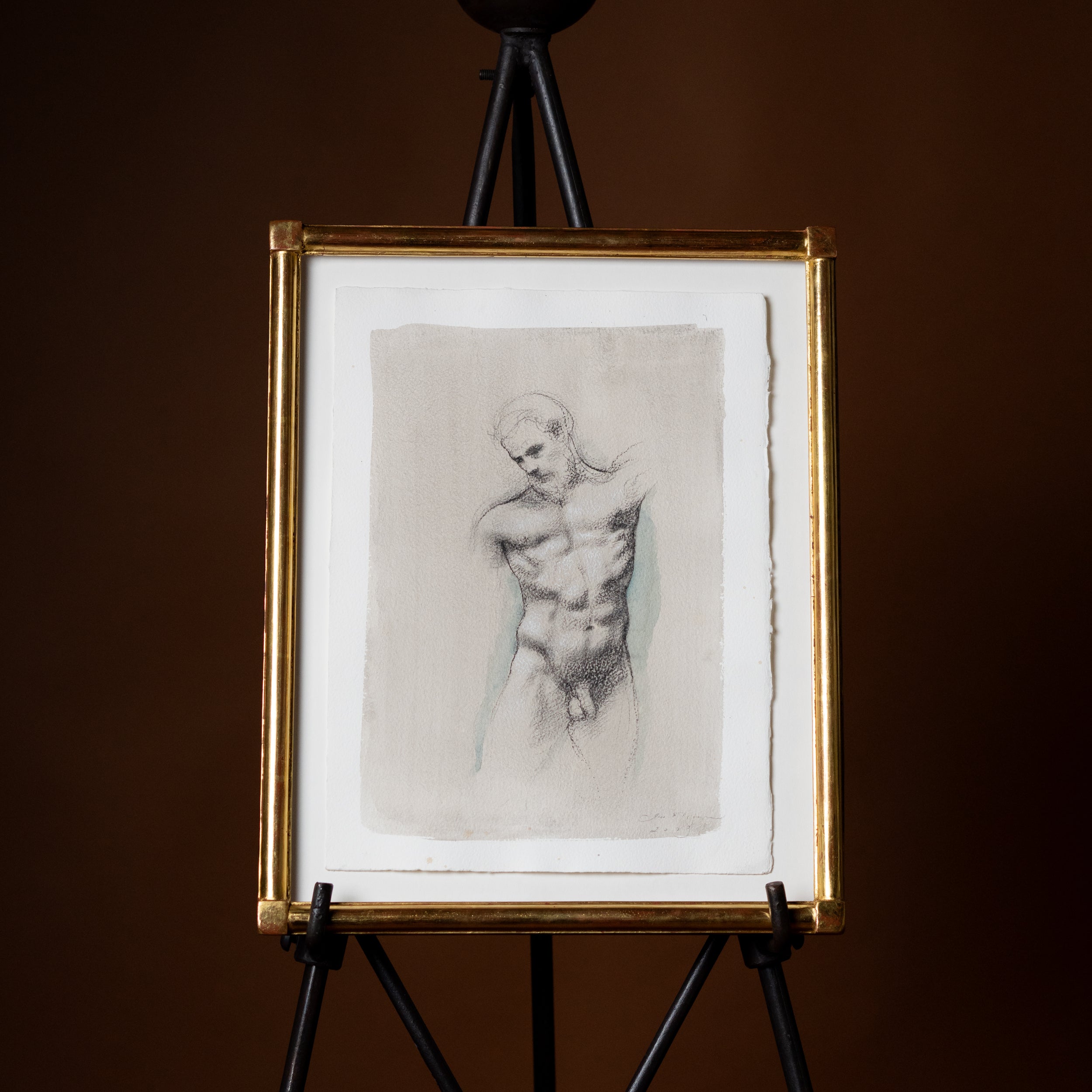 Academic Male Nude III by Jill Hooper