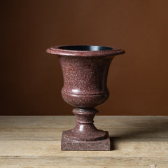 Faux Porphyry Neoclassical Campana Urn