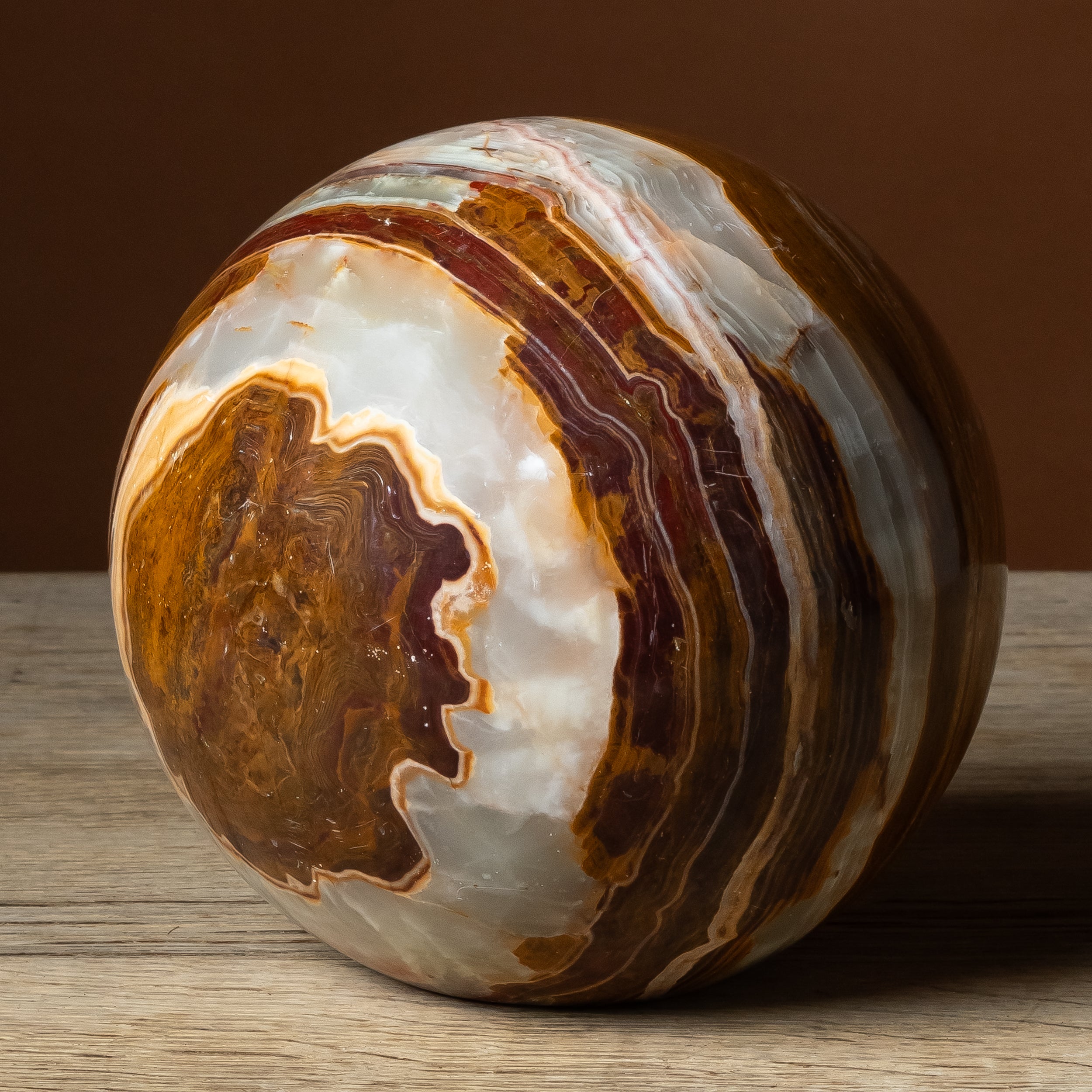 Polished Onyx Stone Orb