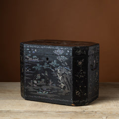 Large Chinese Lacquered Storage Chest