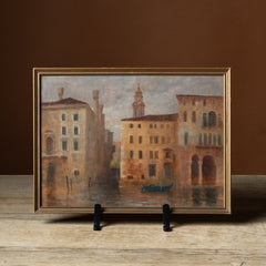 20th C. Venice Canal Painting