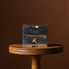 Sterling Silver “Miami Jockey Club” Cigarette Dispenser, 1940