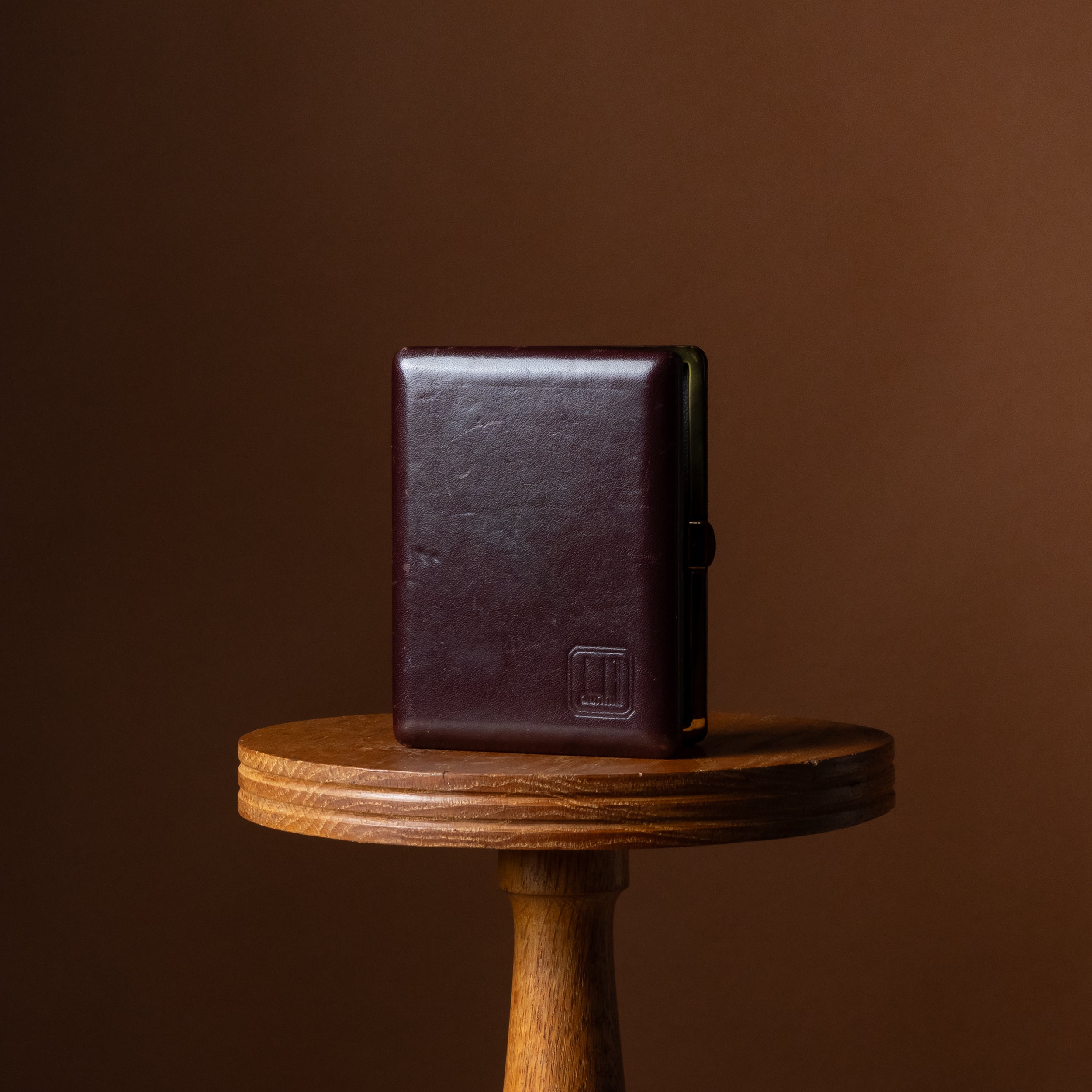 Oxblood Dunhill Leather Cigarette Case