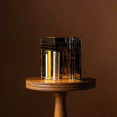 Gold Tone Cigarette Case & Integrated Lighter