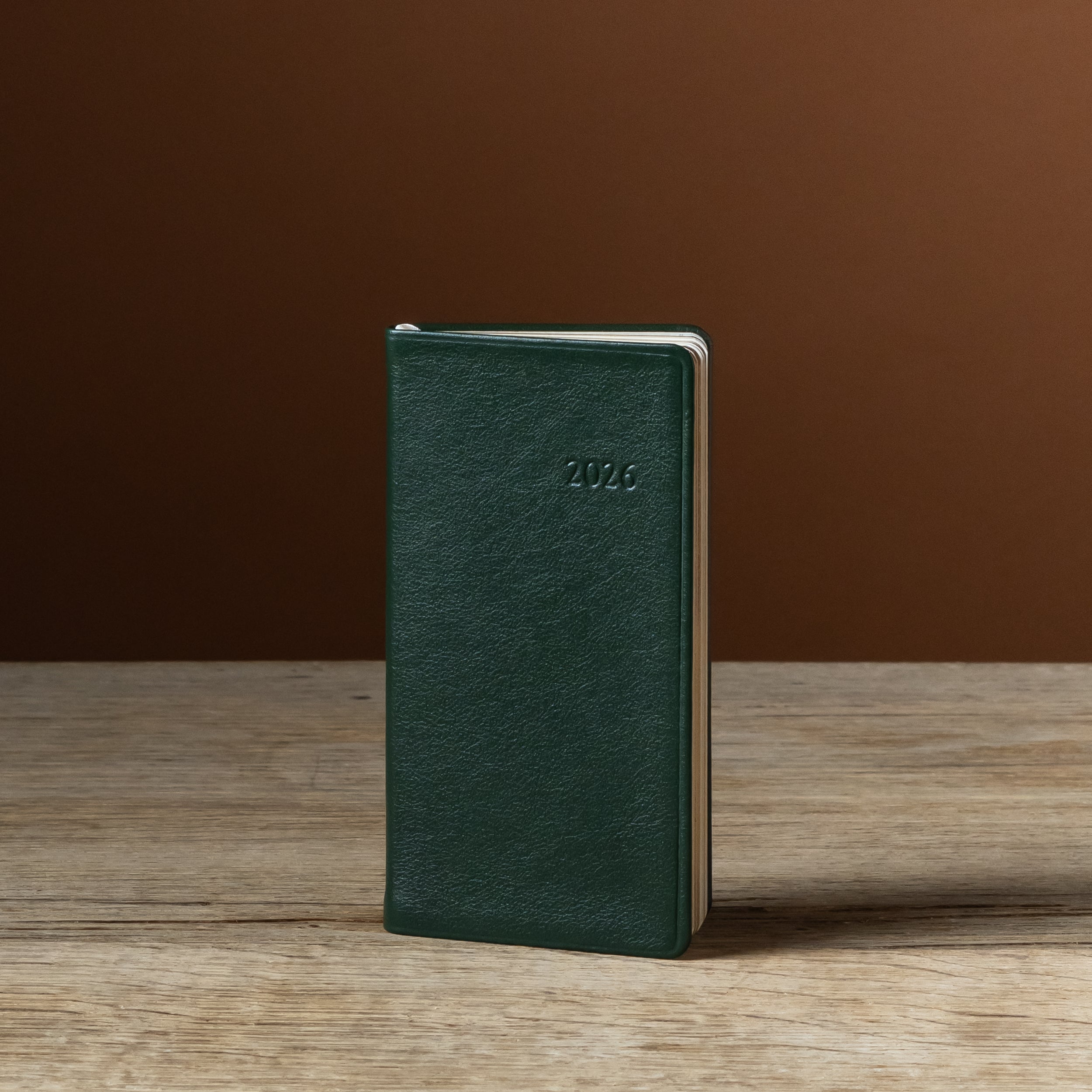 2026 6" Leather Pocket Datebook
