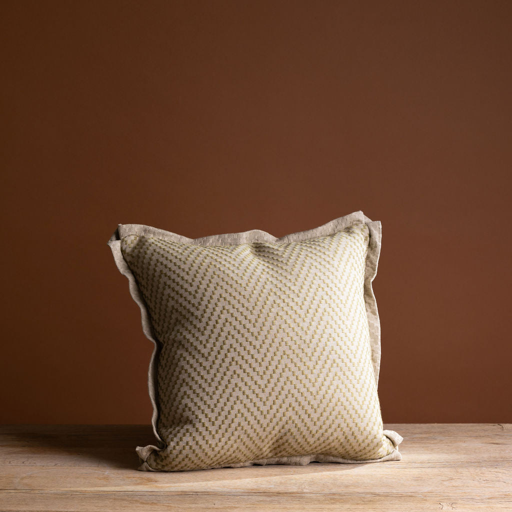 Clarmont Olive Green Wentworth Pillow