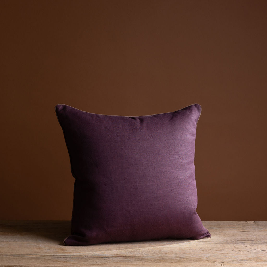 Eggplant Wentworth Pillow