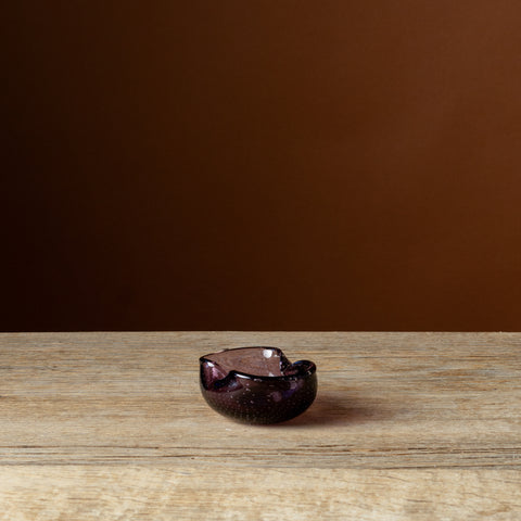 Purple Murano Glass Ashtray